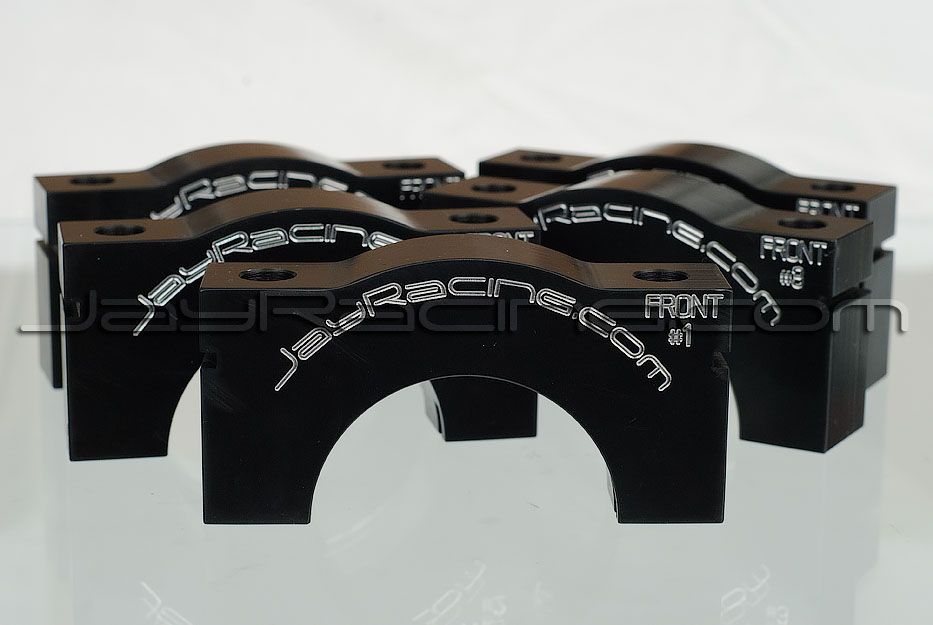Jay Racing Billet Main Caps for Mitsubishi 4G63 & 4G64 6-bolt